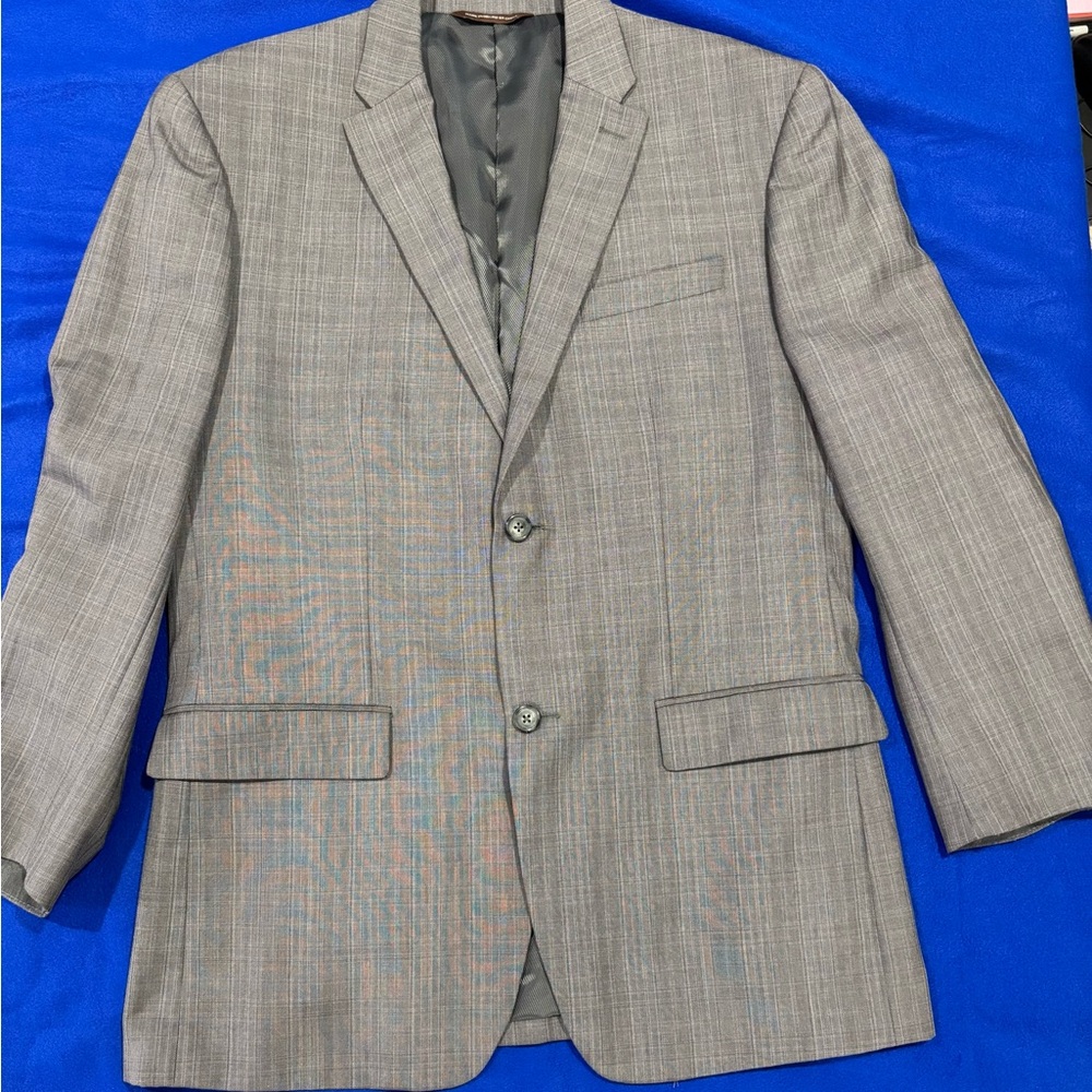 Perry Ellis Gray Sport Coat with Notched Lapels